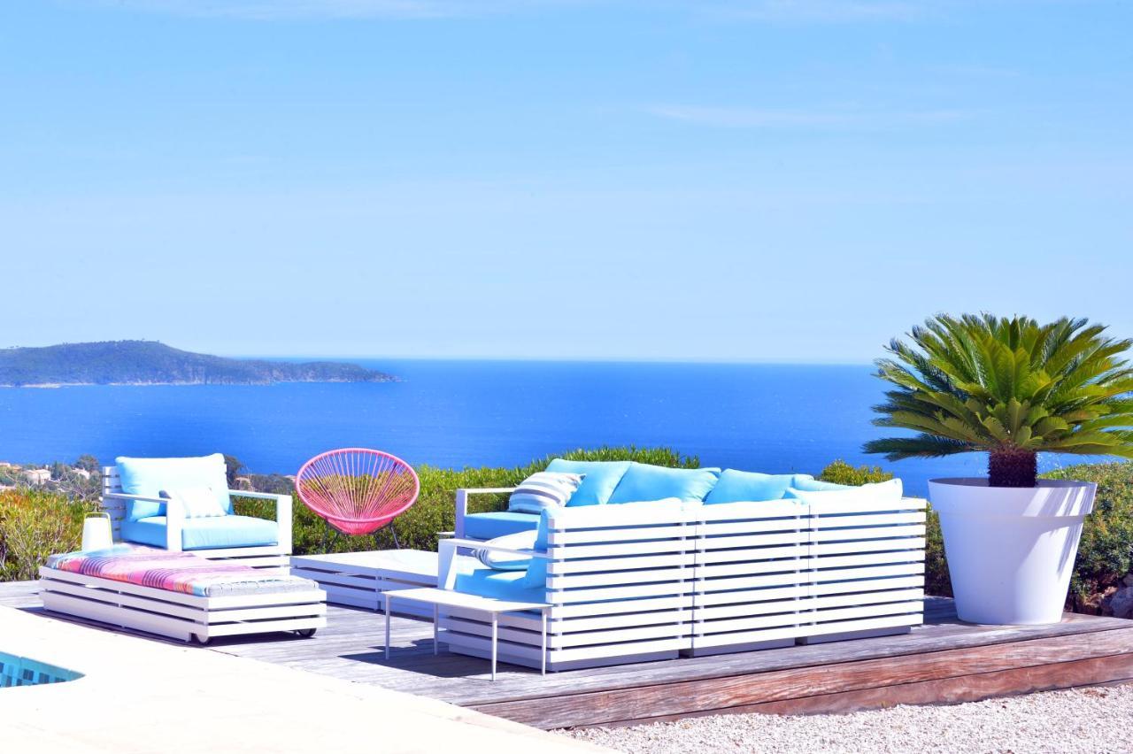 Villa Jucanos - Vue Mer Panoramique Golfe De St-Tropez Cavalaire-sur-Mer Exterior photo