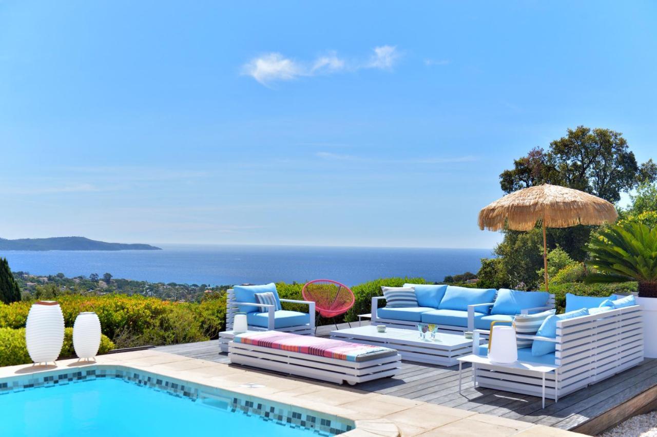 Villa Jucanos - Vue Mer Panoramique Golfe De St-Tropez Cavalaire-sur-Mer Exterior photo